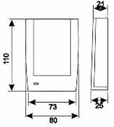Считыватель карт Iron Logic Z-2 (мод. RD-ALL) внутренний