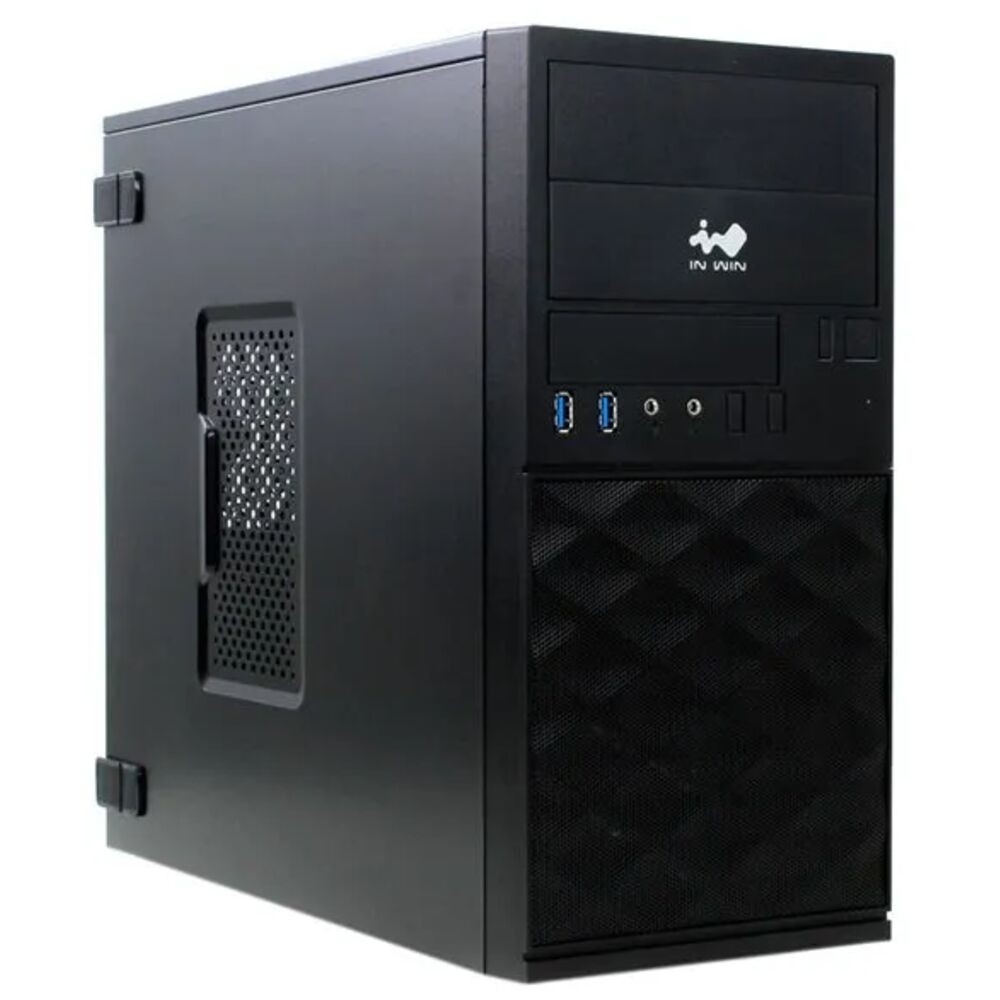 InWin Mini Tower EFS052 Black U3*2+A(HD) + front fan holder + Screwless mATX (без блока питания)