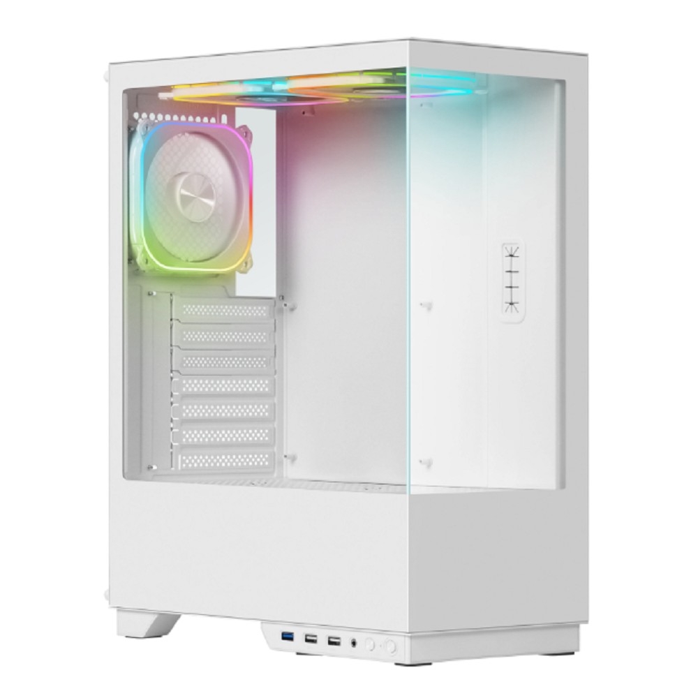 Defender Корпус компьютерный HyperHub белый,ATX,3fans,switch&M/BSync