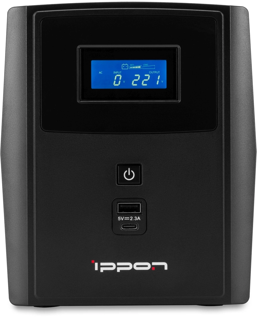 Источник бесперебойного питания Ippon Smart Power Pro II Euro 1600 960Вт 1600ВА черный