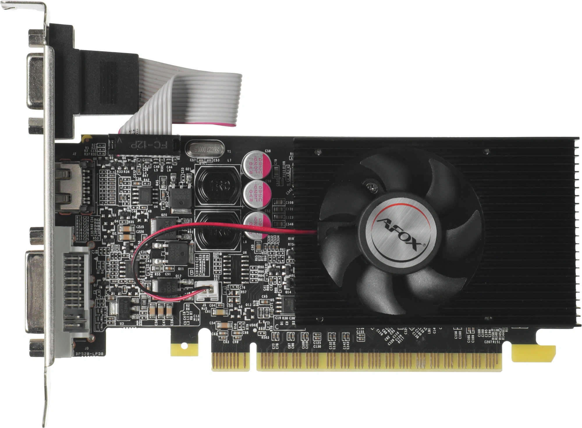 Видеокарта Afox PCI-E 3.0 AF610-2048D3L5-V3 NVIDIA GeForce GT 610 2Gb 64bit GDDR3 810/1333 DVIx1 HDMIx1 CRTx1 HDCP Ret low profile