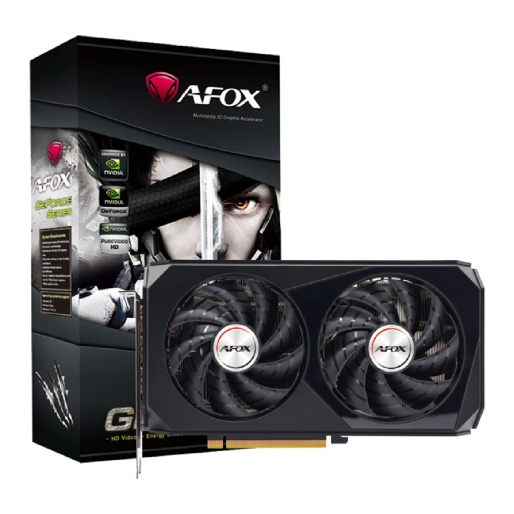 Видеокарта AFOX GeForce RTX3060 12Gb 192bit GDDR6 3xDP/ HDMI 2FAN (AF3060-12GD6H7-V4) RTL